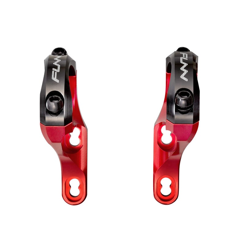 Funn RSX Mountain Bike Direct Mount Bike Stem with 31.8mm Bar Clamp, 2 Pieces Lightweight Split Design for Dual Crown Forks, Adjustable Extension 45-50mm with 20mm Rise (Gray) - Image 3